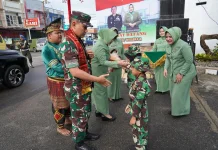 Awal Masa Jabatan Danrem 032/Wbr Kunjungi Satuan Jajaran
