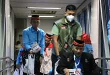 Kloter PDG 07 Tiba di Ranah Minang, Satu Jemaah Dirawat