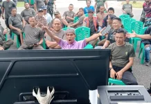Jajaran Kodam XX/ TIB Gelar Nobar Piala Dunia 2026