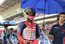 Kiandra Ramadhipa Sabet Podium Juara Moto3 Junior Championship Portugal