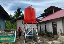 Program Bakti TNI AD Mentawai Sumur Bor Rampung Sempurna