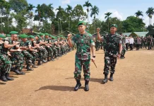 Danrem 032/Wbr Kunjungi Yonif TP 951/Pandeka Marapi Di Tanah Datar