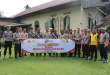 HUT Bhayangkara, Polres Pasbar Anjangsana ke Purnawirawan, dan Warakawuri Polri