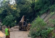 Akses Jalan Bukittinggi Agam via Sungai Landia Kembali Longsor Senin Pagi