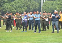 Perkuat Sinergitas TNI Polri Forkopimda Bandung Gelar Olahraga di ITB