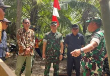 Danpusterad  & Danrem 032 Wbr Pastikan Pembangunan Karya Bakti Mentawai Rampung