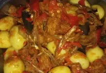Goreng Telur Puyuh, Terong, dan Tempe yang Mantap