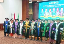 Tujuh Guru Besar Unand Dikukuhkan Wujud Integritas Akademik Teladan