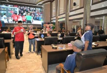 Gubernur Sumbar Ingin Kegiatan Nobar Piala Dunia 2026 Mampu Gerakan Pelaku UMKM