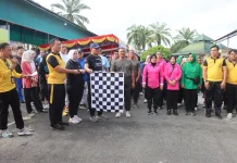 Sambut Hari Bhayangkara Ke-80, Polres Pasbar Gelar Olahraga Bersama, dan Doorprize