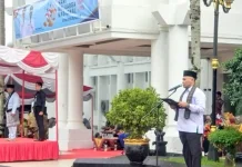 Kakankemenag Pimpin Doa di Upacara Harganas ke-33 Kota Padang Panjang