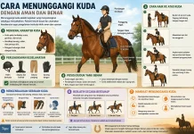 Cara Menunggangi Kuda dengan Aman dan Benar
