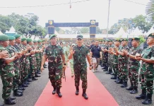 Danrem 032/Wirabraja Brigjen TNI Aji Mimbarno Motivasi Prajurit Kodim 0304/Agam
