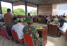 Babinsa Akabiluru Hadiri Komsos Pemilihan Wali Nagari
