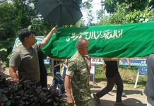 Suasana Haru Iringi Pemakaman Ibunda Brigjen Apriadi