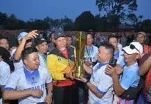 Gubernur Sumbar Ingin Turnamen Sepak Bola Wilayah Digencarkan