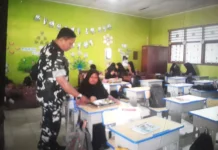 Babinsa Guguak Dampingi Program Makan Bergizi