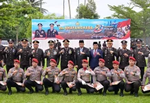 HUT Bhayangkara Kapolres Payakumbuh Beri Penghargaan Anggota Berprestasi