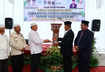 Pemko Payakumbuh Sambut Haru Kepulangan 173 Jemaah Haji