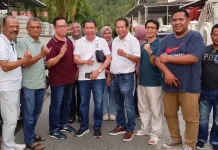Jelang Rakernas I PKPS di Painan, Seratusan Delegasi DPW dan DPD Ikuti Jalan Santai d
