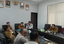 Agam Ikuti Rapat Evaluasi Bantuan Stimulan Rumah Rusak Bersama BNPB