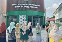 Kemenag Padang Panjang Dukung Gerakan 1.488.000 Rasdhdul Kiblat