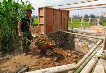 Pembangunan Jembatan Beton di Harau Capai Progres 74 Persen