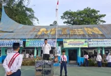 Upacara Perdana Tandai Mulai PBM di MTsN Padang Panjang