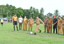 Andrinaldi Buka PS Pemkab Agam Cup II di GOR Rang Agam