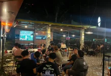 Prajurit Korem 032/Wirabraja Nobar Semifinal Piala Dunia 2026