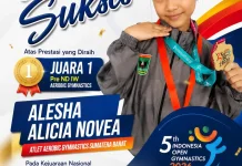 Sabet Emas Nasional Wali Kota Payakumbuh Apresiasi Pesenam Cilik Echa