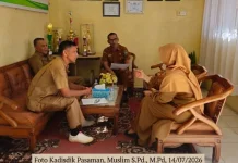 Kadis Pendidikan Pasaman Giat Monev MPLS di SMPN 1 Lubuk Sikaping