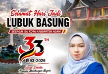 Aderia: HUT Ke-33 Lubuk Basung Momentum Perkuat Persatuan Bangun Agam