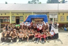 Lapak Baca TMMD/N  Kodim 0304/Agam Tanamkan Semangat Literasi Anak Nagari Sejak Dini