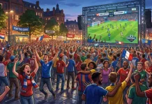Keseruan Malam Nobar Piala Dunia
