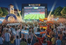 Tawa Sorak dan Haru dalam Nobar Piala Dunia