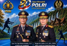 Polda Sumbar Bersama PELTI Sumbar Meriahkan Tenis Eksekutif Bhayangkara