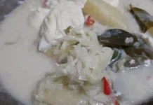 Gulai Putih Lasa, Telur, dan Kentang Berkuah Encer yang Tidak Pedas dan Gurih