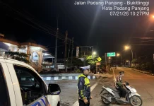 Polres Padang Panjang Intensifkan Blue Light Patrol