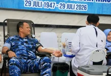 Semarak Hari Bakti ke-79 TNI AU, Bakorda Bandung Gelar Donor Darah untuk Kemanusiaan