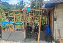 Dansatgas TMMD 129 Kodim 0304 Agam Tinjau Progres Pengerjaan Sasaran di Simauang