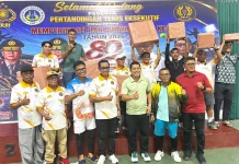 23 Penggiat Tenis Raih Juara di Turnamen Eksekutif Kapolda Sumbar 2026