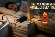 Bahaya Mengisi Daya Ponsel di Dekat Kasur