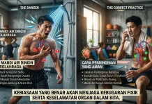 Bahaya Mandi Air Dingin usai Berolahraga