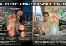 Bahaya Sepatu Lembap Terhadap Kesehatan Kaki