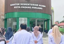 Kemenag Padang Panjang Bahas Larangan Siswa Bawa Motor dan TKA