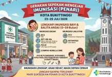 Pemko Bukittinggi Gencarkan Gerakan Sepekan Mengejar Imunisasi (PENARI)