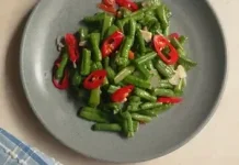 oseng oseng kacang panjang yang praktis dan murah