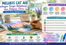 Melukis Cat Air sebagai Terapi Relaksasi, dan Pelepas Stres