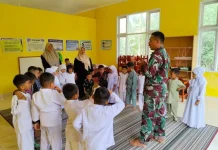 TMMD Kodim 0306 Bangun Karakter Generasi Muda Sarilamak